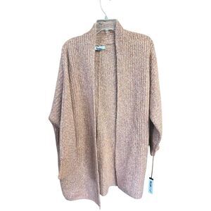 WILLIAMRAST Open Cardigan Rose Sz M NWT